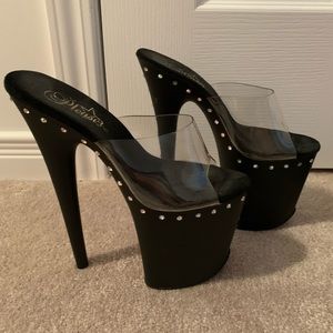 Pleaser sparkle heels